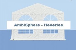 Endwall 5m PVC met rits en boogvensters