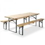 Set Tafel 220x50cm en 2 banken